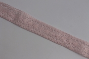 Pamut csipke (4cm széles) - rózsaszín